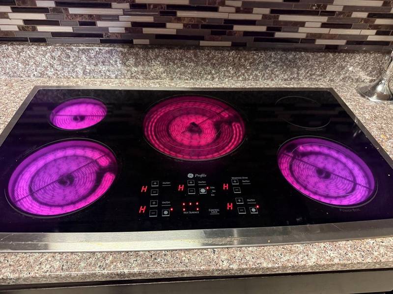 Glass cooktop repair